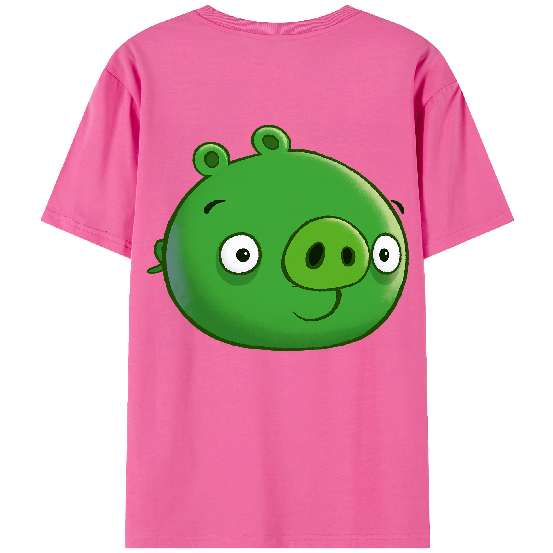 （画像用） Angry Birds アングリーバード レディース半袖Tシャツ(バックプリント)